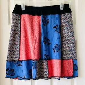 Bohemian Patchwork Skirt